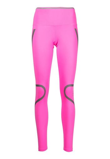 adidas by Stella McCartney logo-print performace leggings - Rosa