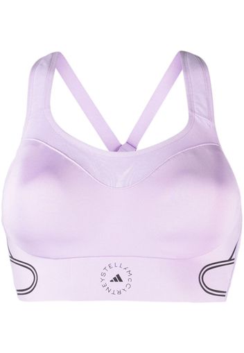 adidas by Stella McCartney TruePace scoop-neck sports bra - Viola