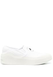 adidas by Stella McCartney logo-print slip-on sneakers - Bianco