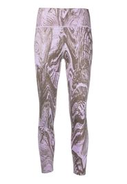 adidas by Stella McCartney 7/8 abstract-print leggings - Viola