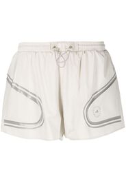 adidas by Stella McCartney logo-print drawstring short - Toni neutri