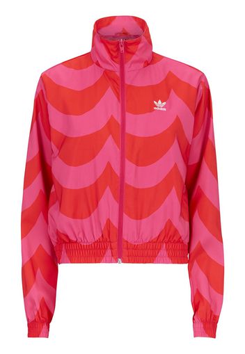 adidas ADI X MARIMEKKO TRK JKT W HN WV PRNT - Rosso