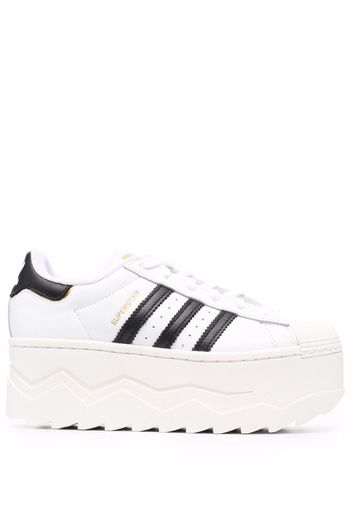 adidas platform Superstar trainers - Bianco