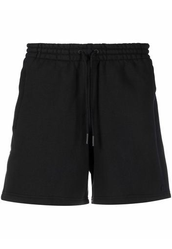 adidas logo patch track shorts - Nero