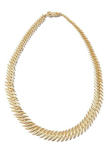 adidas 18kt yellow gold Flame necklace - Oro