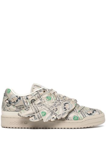 adidas x Jeremy Scott Forum Low Wings 1.0 "Money" sneakers - Marrone