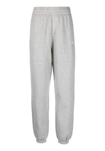 adidas Trefoil cotton track pants - Grigio