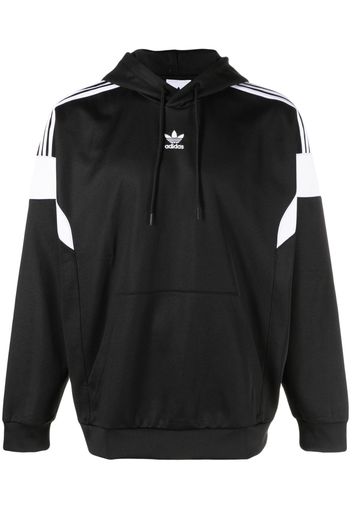 adidas embroidered-logo detail hoodie - Nero