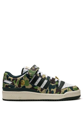 adidas x BAPE Forum 84 Low "30th Anniversary Green Camo" sneakers - Verde