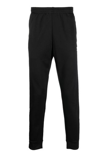 adidas embroidered-logo tapered track pants - Nero