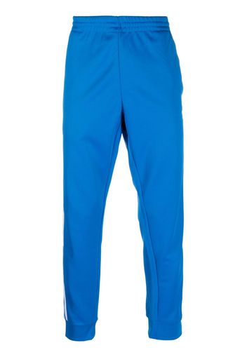 adidas logo-embroidered track pants - Blu