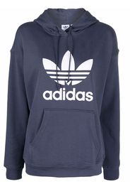 adidas Adicolor trefoil logo hoodie - Blu