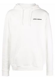 adidas chest logo-print hoodie - Bianco