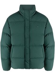 adidas padded logo-patch down jacket - Verde