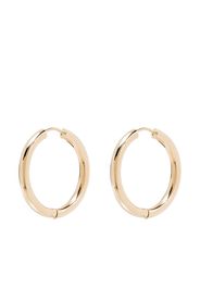 14-karat yellow gold hoop earrings