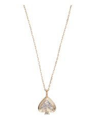 Adina Reyter 14kt yellow gold Make Your Move Spade diamond necklace - Oro