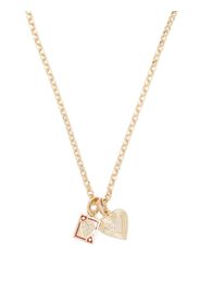 Adina Reyter Collana Make Your Move in oro giallo 14kt con diamante