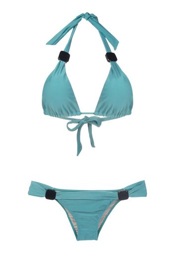 Adriana Degreas Bikini con scollo all'americana - Blu