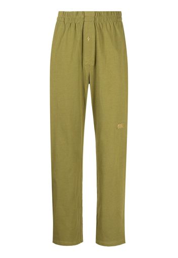 Advisory Board Crystals Pantaloni dritti con ricamo - Verde