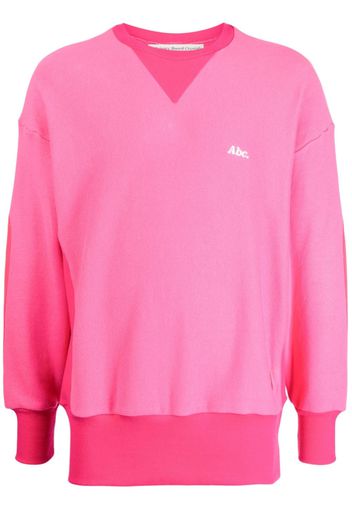 Advisory Board Crystals logo-embroidered cotton sweatshirt - Rosa