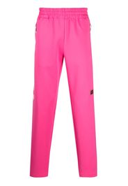 Advisory Board Crystals logo-patch straight-leg track pants - Rosa