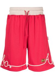 Advisory Board Crystals logo-appliqué track shorts - Rosso