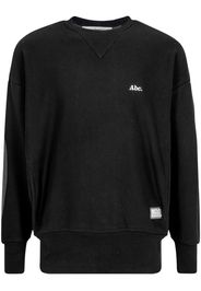 Advisory Board Crystals Tri-Tone logo-embroidered sweatshirt - Nero