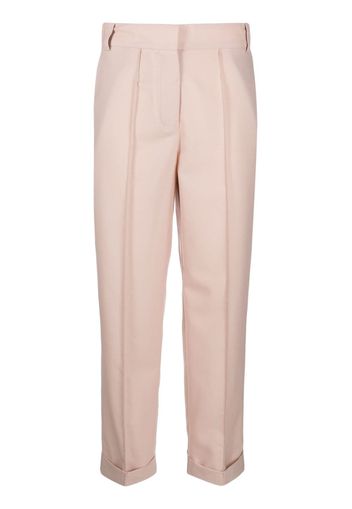 AERON Pantaloni sartoriali a vita alta - Rosa