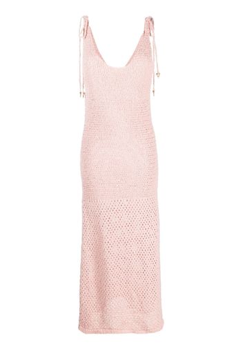 AERON Almond knitted maxi dress - Rosa