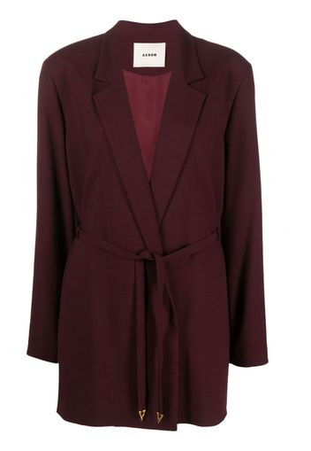 AERON Regent belted blazer - Rosso