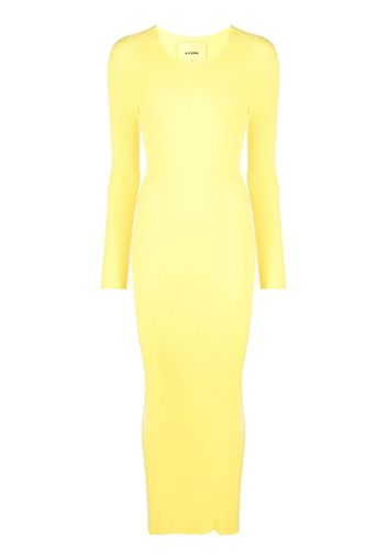 AERON cut-out ribbed maxi dress - Giallo