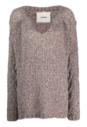 AERON Colwell mélange knitted jumper - Toni neutri