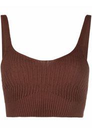 Aeron Top crop Joan - Marrone