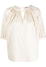 AERON Pyle cut-out blouse - Toni neutri