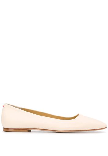 Gina square-toe ballerina shoes