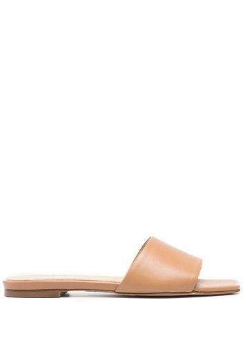 aeyde Anna nappa leather sandals - Marrone