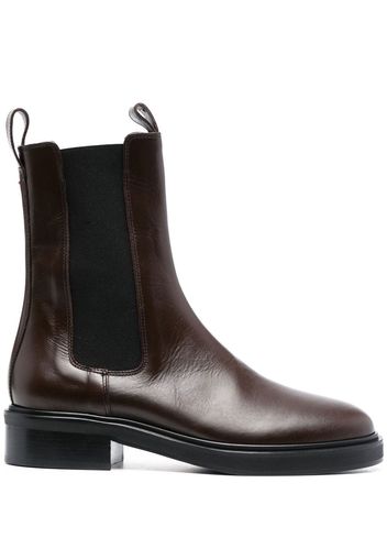 Aeyde Jack leather ankle boots - Marrone