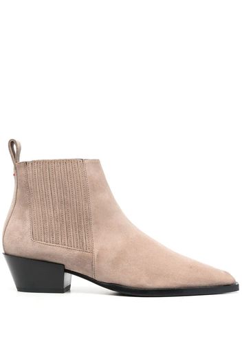 Aeyde Bea 40mm suede boots - Grigio