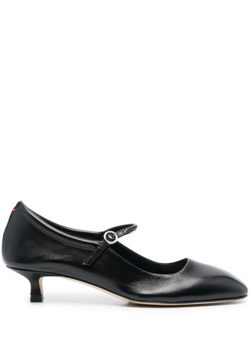 Aeyde Ines 40mm leather pumps - Nero