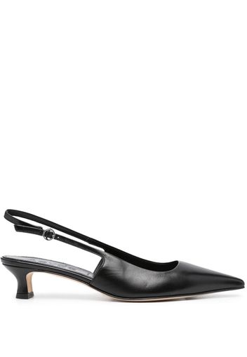 Aeyde 50mm pointed-toe leather pumps - Nero