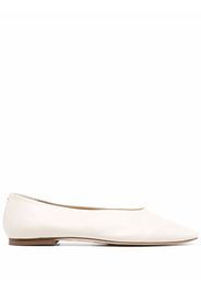 aeyde round-toe ballerina shoes - Toni neutri