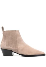 Aeyde Bea 40mm suede boots - Grigio