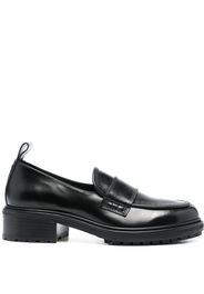Aeyde Ruth 40mm leather loafers - Nero