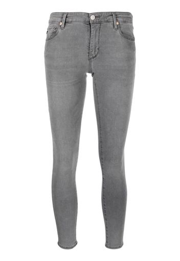 AG Jeans Leggings denim con vita media - Grigio