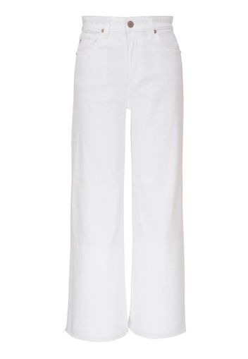 AG Jeans high-rise five-pockets jeans - Bianco