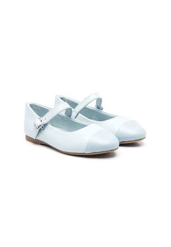 Age of Innocence leather ballerina shoes - Blu