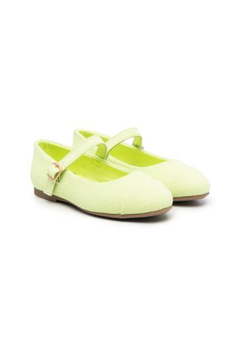 Age of Innocence Bebe side-buckle ballerina shoes - Verde