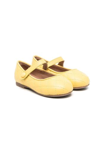 Age of Innocence croco-effect ballerina shoes - Giallo