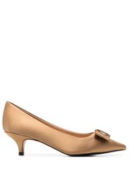 Age of Innocence Jacqueline 50mm bow-embellished pumps - Toni neutri