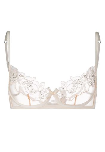 Agent Provocateur Reggiseno Lindie in pizzo - Toni neutri